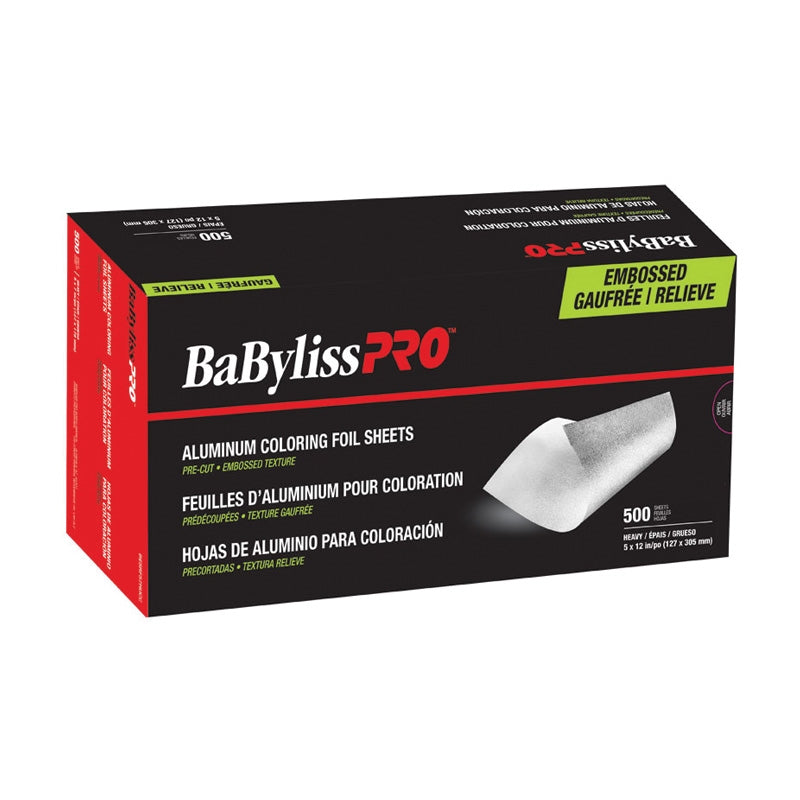 Black BaBylissPRO (36618) Rough PreCut Foil 5x12 Heavy