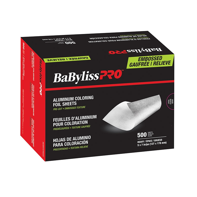 Dark Slate Gray BaBylissPRO (36612) Rough PreCut Foil 5x7 Light