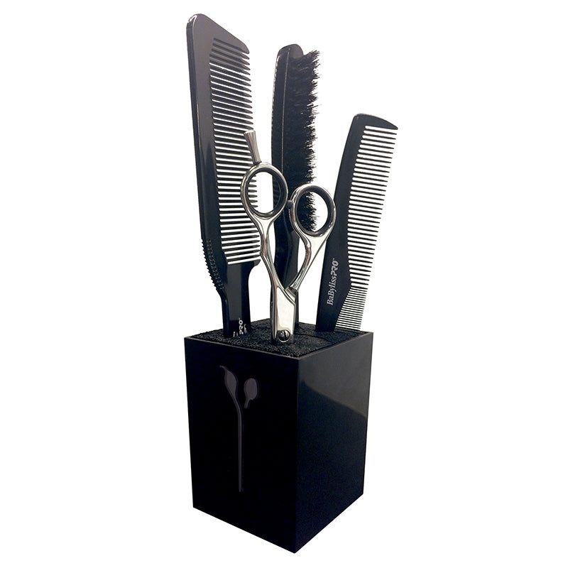 White Smoke BaBylissPRO Scissors & Accessories Holder
