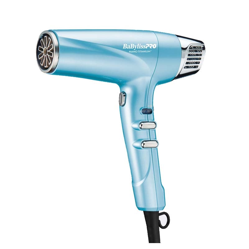 White Smoke BaBylissPRO Nano Titanium High Speed Dual Ionic Hair Dryer