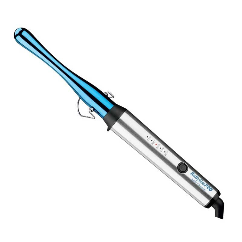 White Smoke BaBylissPRO Nano Titanium Reverse Taper Wand