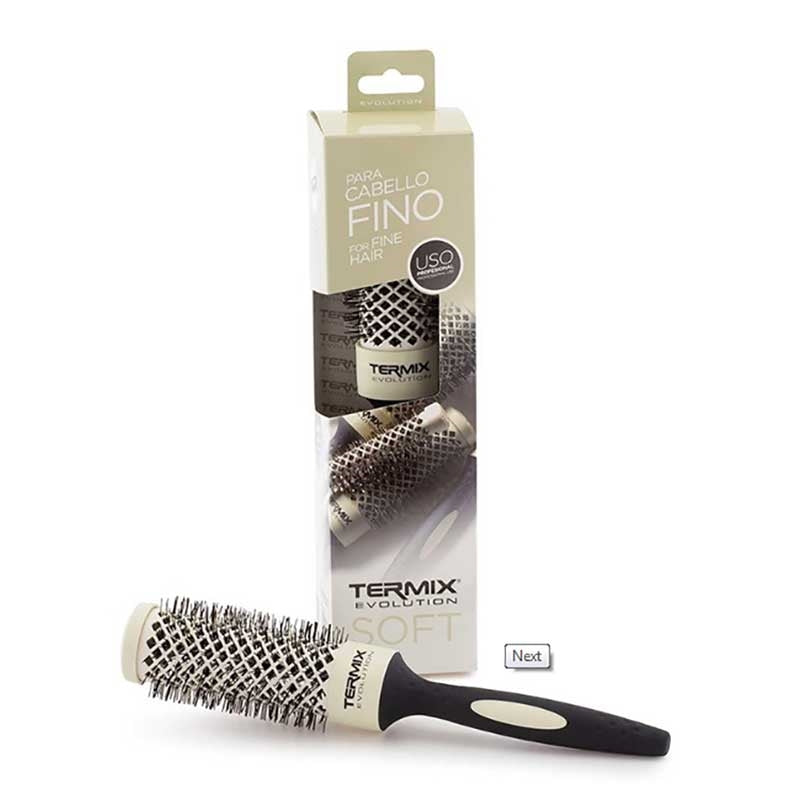 White Smoke Termix Evolution Round Brush Soft 17mm