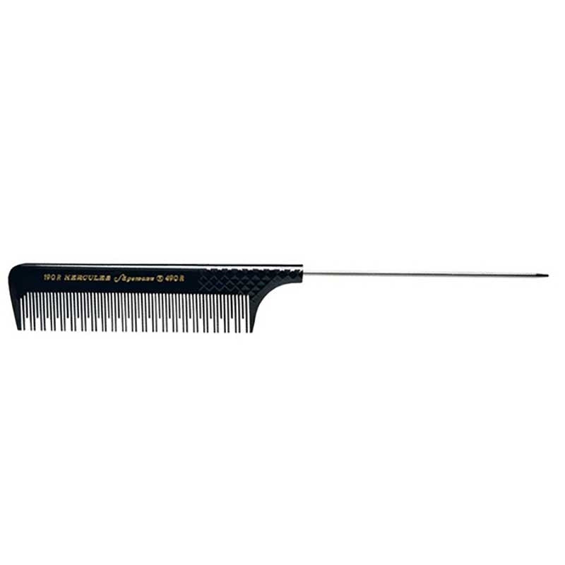 White Smoke Hercules Stainless Tail Comb Half Tooth Pattern 9