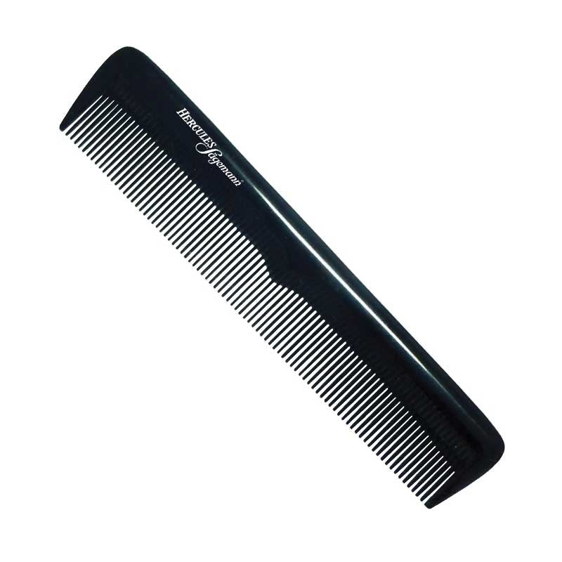White Smoke Hercules Premium Hard Rubber Moustache Comb 5in