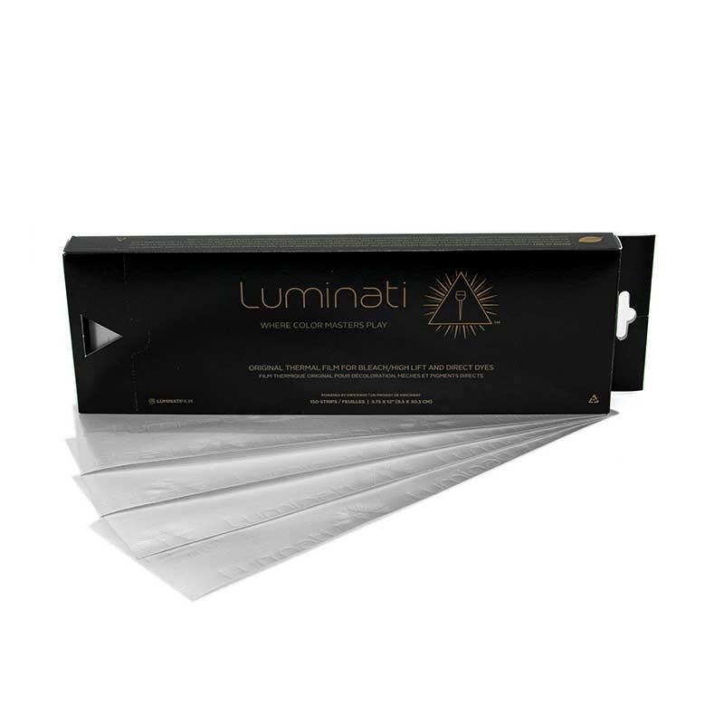 White Smoke Dannyco Luminati Film Strips 12x3.75 Silver 150/box