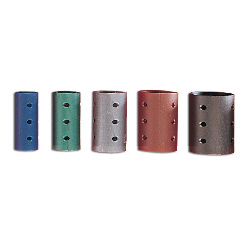 White Smoke Dannyco Magnetic Rollers Short Blue 12/bag