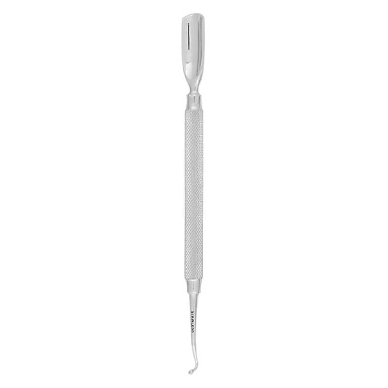Gray Silkline S/S Cuticle Pusher & Spoon Nail Cleaner