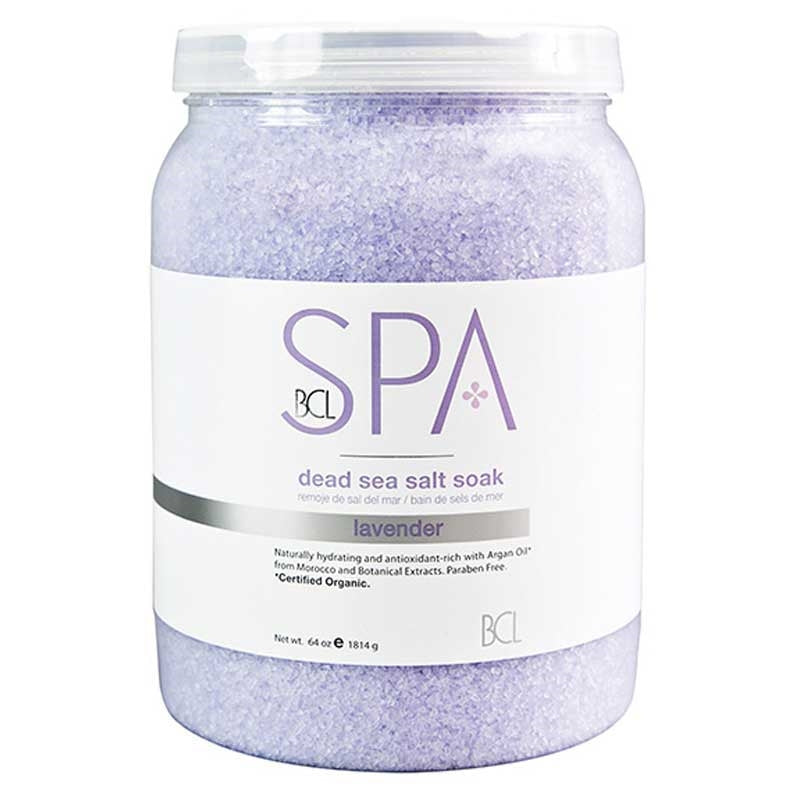 White Smoke BCL Spa Lavender Mint Salt Soak 64oz