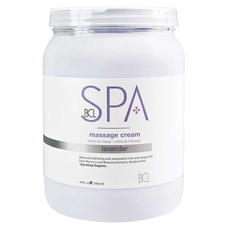 Lavender BCL Spa Lavender Mint Massage Cream 64oz