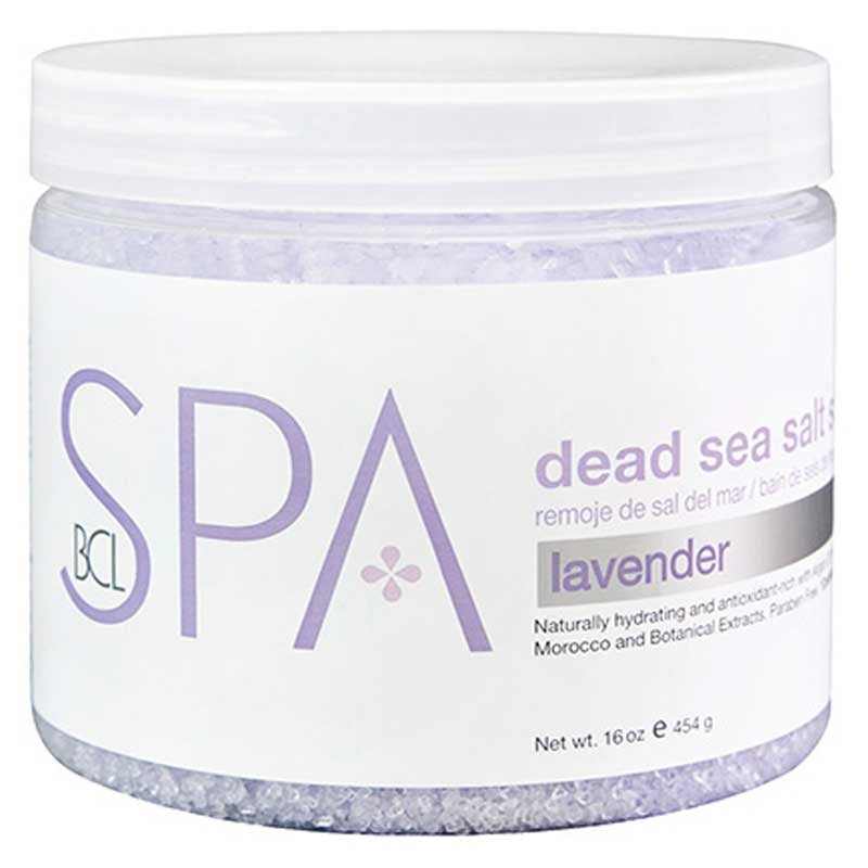 White Smoke BCL Spa Lavender Mint Salt Soak 16oz