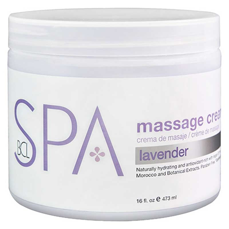 Lavender BCL Spa Lavender Mint Massage Cream 16oz