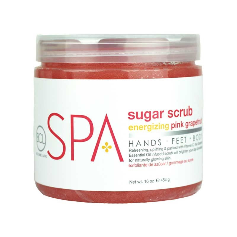 White Smoke BCL Spa Pink Grapefruit Sugar Scrub 16oz