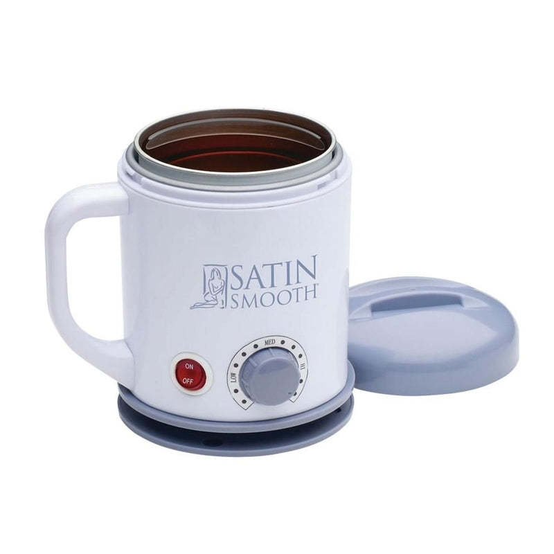 White Smoke Satin Smooth (DSSW10C) Wax Warmer With Handle Single