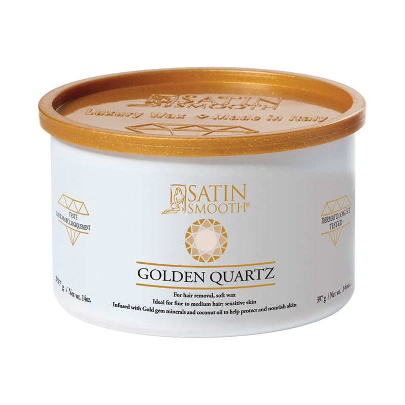 Gray Satin Smooth Golden Quartz Wax