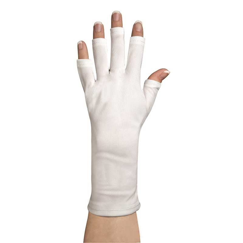 White Smoke Silkline AntiUV Washable Glove Small