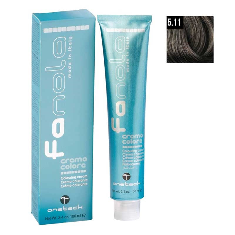 White Smoke Fanola 5.11 Light Chestnut Intense Ash 100ml