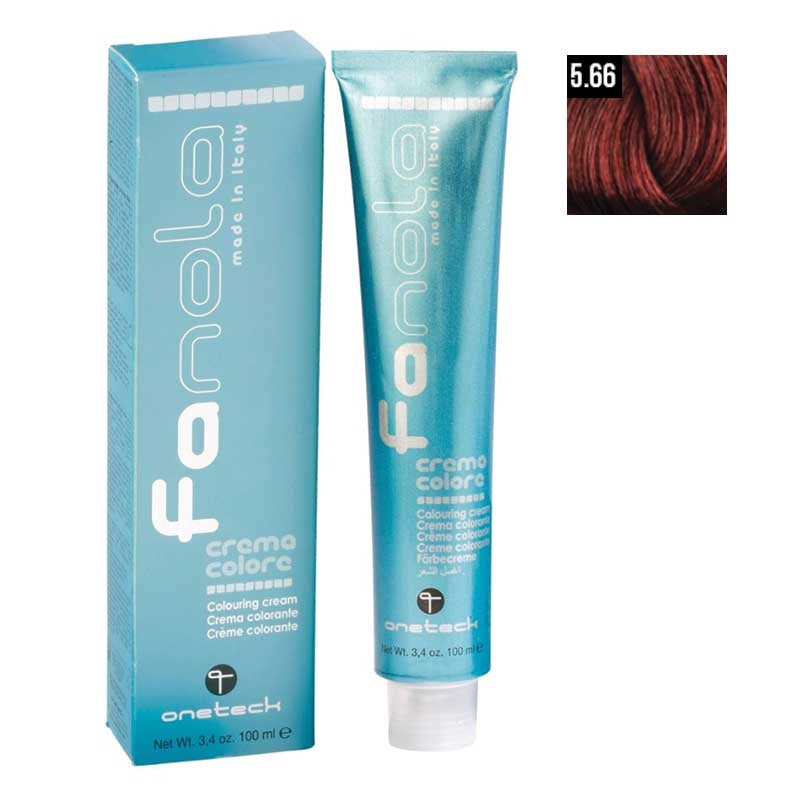 White Smoke Fanola 5.66 Intense Red Light Chestnut 100ml