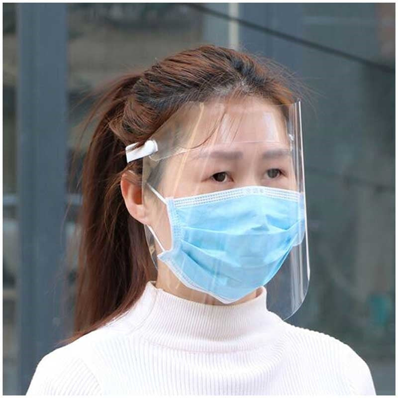 Dark Slate Gray H&R Transparent Full Face Shield
