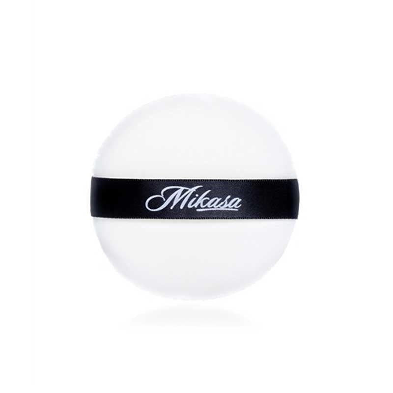 White Smoke Mikasa Large Velour Puff