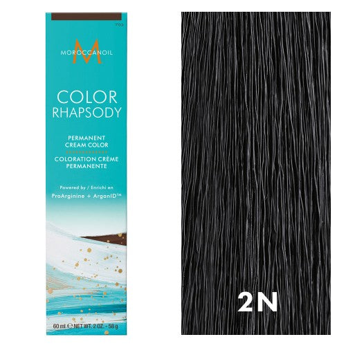 Dark Slate Gray Moroccanoil Color Rhapsody 2N/2.0 Black 2oz
