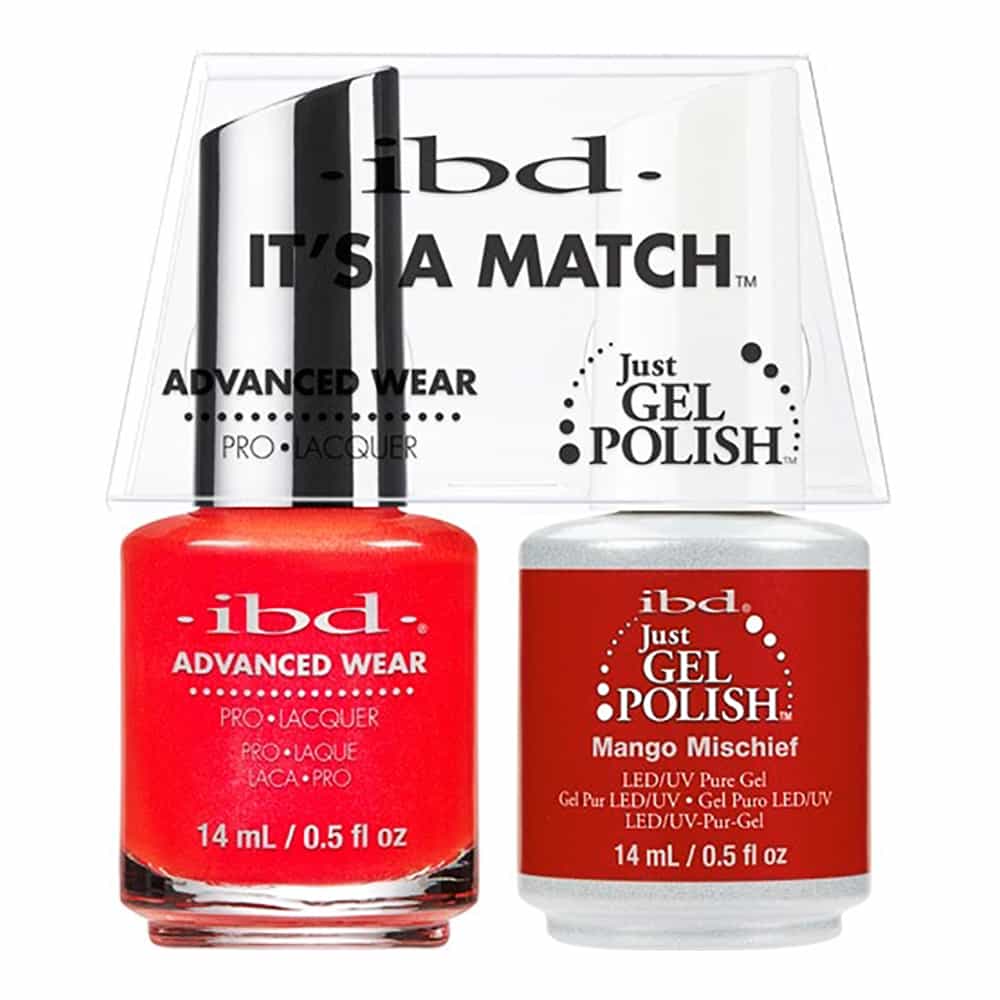White Smoke IBD Just Gel Polish It's A Match - Mango Mischief