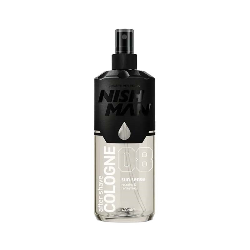 Black Nishman Sun Sense After Shave Cologne 400ml
