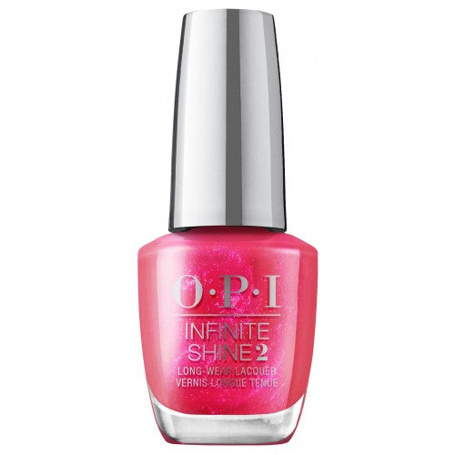 White Smoke OPI Infinite Shine Malibu Strawberry Waves Forever 0.5oz