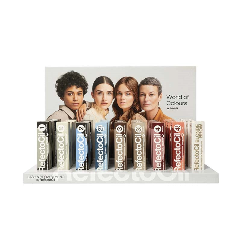 White Smoke Refectocil Lash And Brow Tint Display 36 Tints