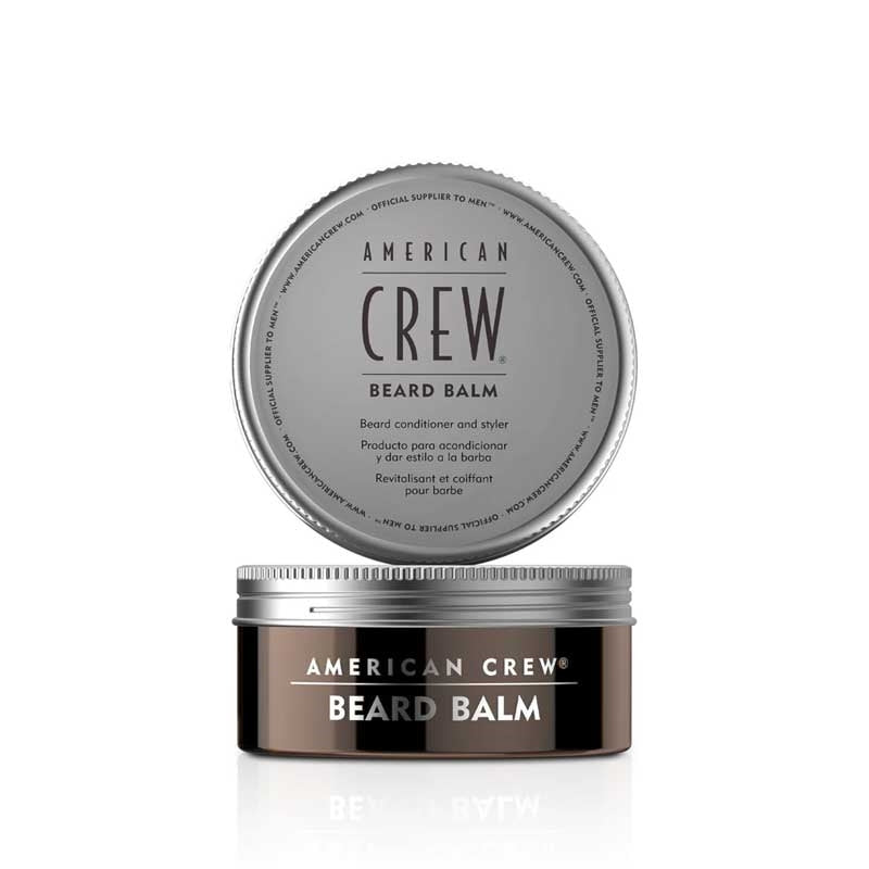 Dark Gray American Crew Beard Balm 62ml