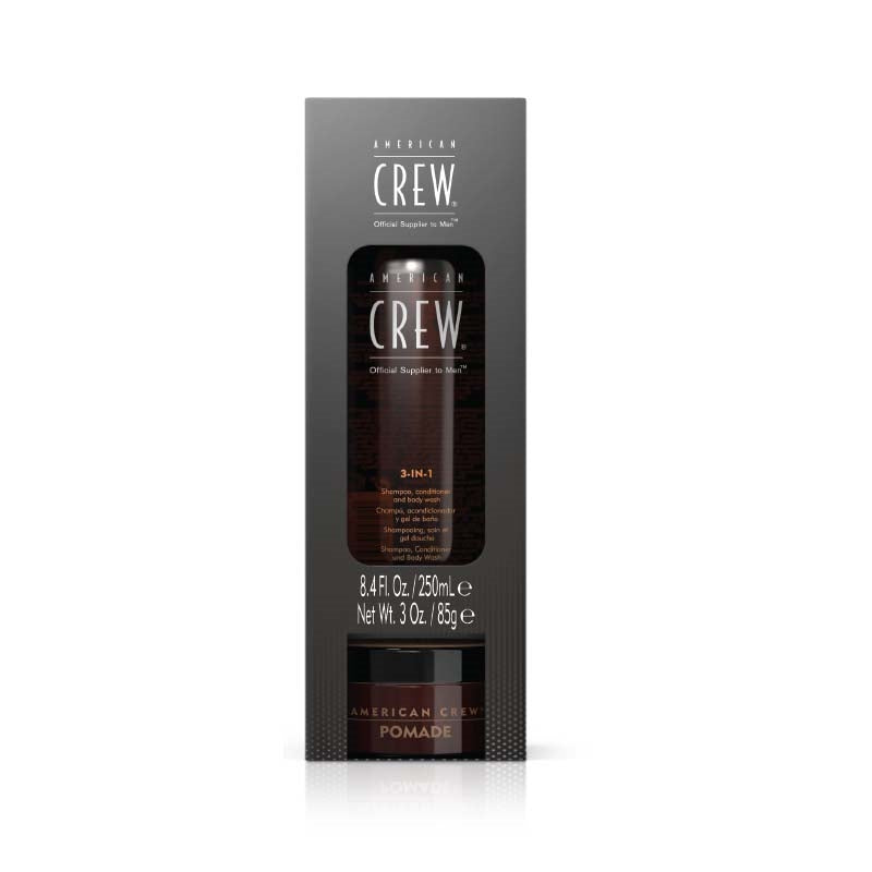 Dark Slate Gray American Crew Father's Day Pomade & 3In1 SH Duo