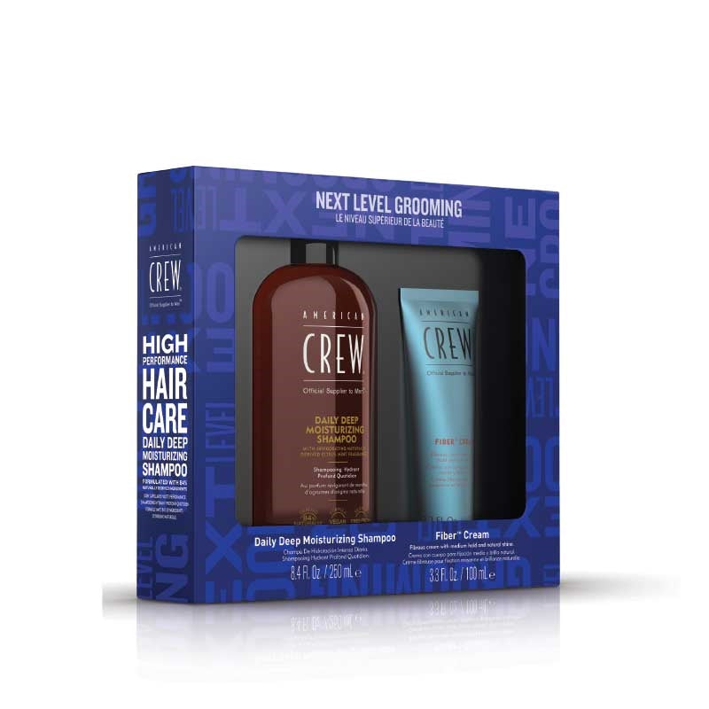 White Smoke American Crew Fiber Cream Kit