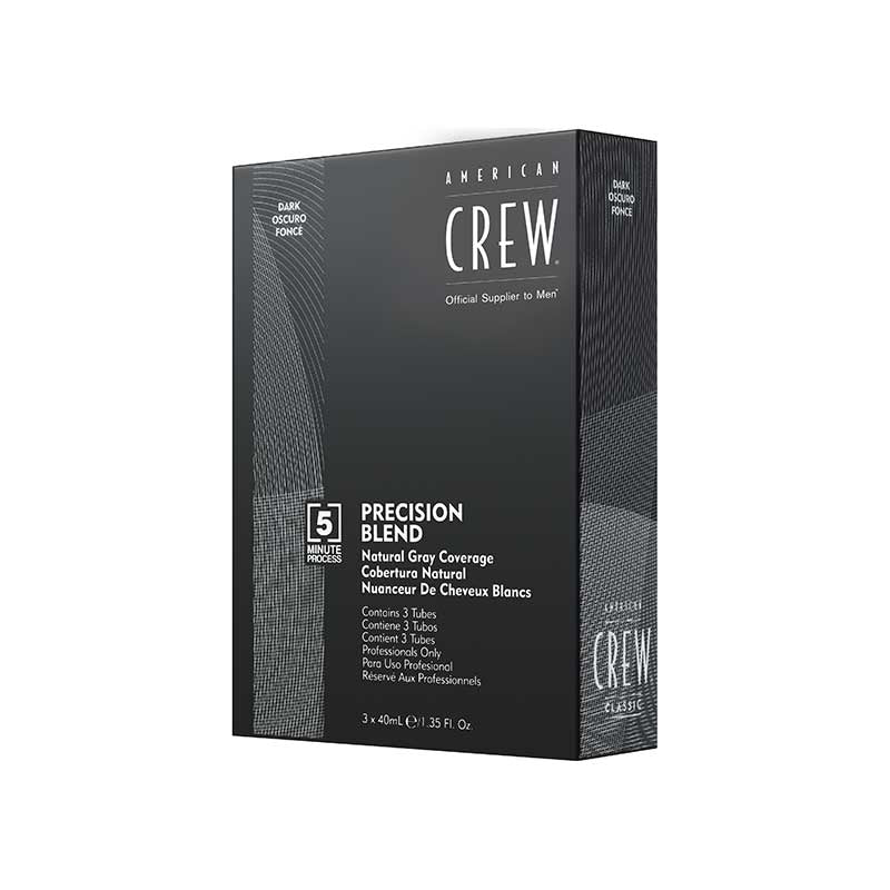 Dark Slate Gray American Crew Precision Blend 2/3 Dark 3x40ml
