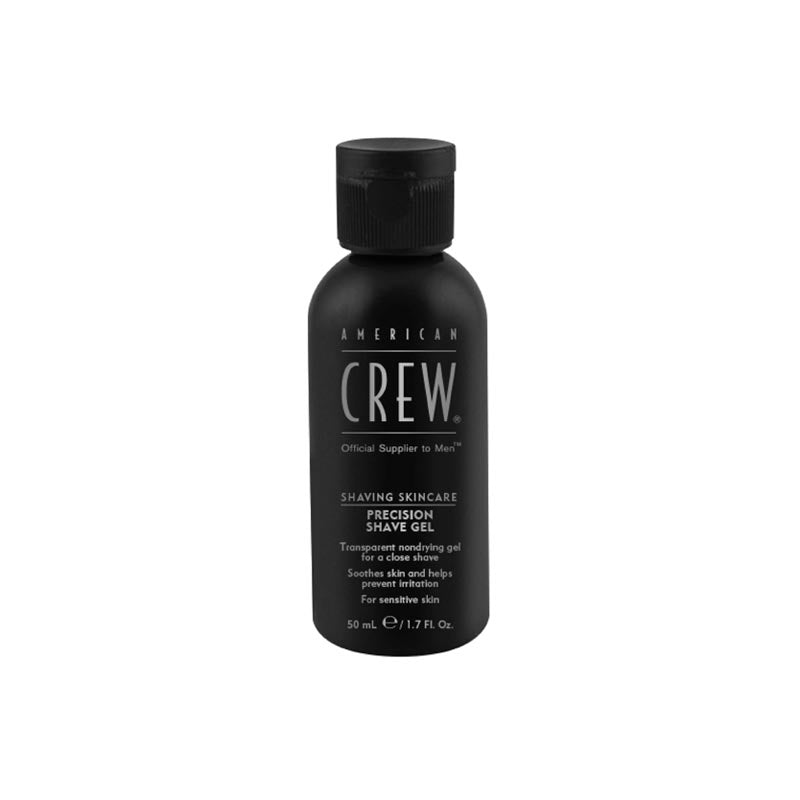 Black American Crew Precision Shave Gel Clear 50ml