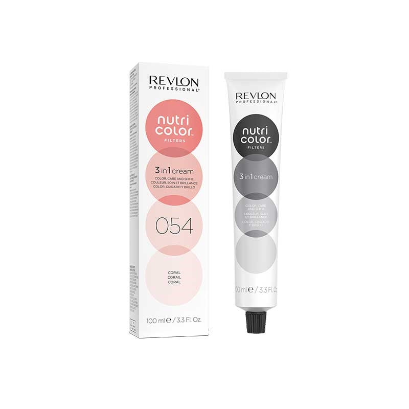 White Smoke Revlon Nutri Color Creme 054 Coral 100ml