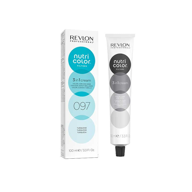 White Smoke Revlon Nutri Color Creme 097 Turquoise 100ml