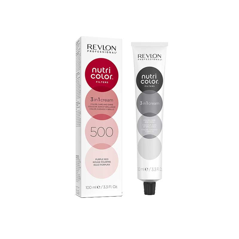 White Smoke Revlon Nutri Color Creme 500 Purple Red 100ml