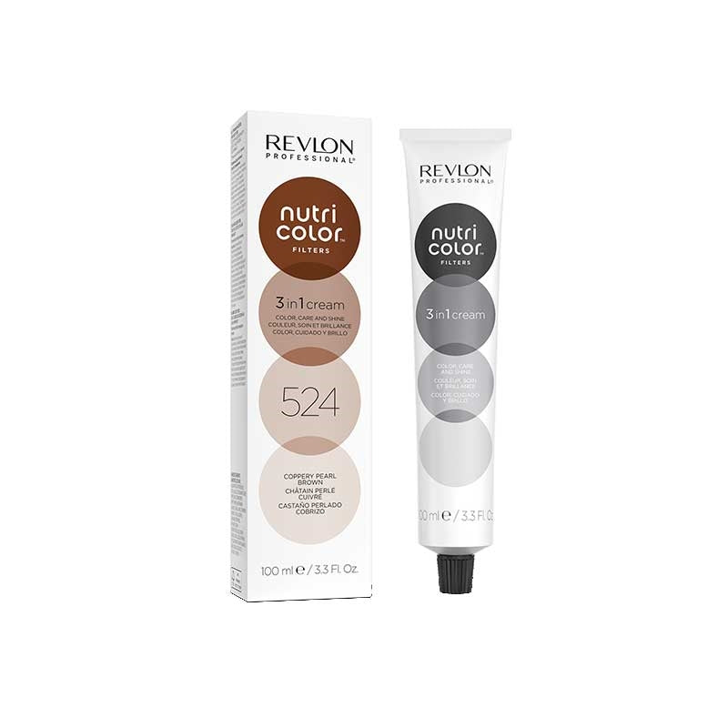 White Smoke Revlon Nutri Color Creme 524 Coppery Pearl Brown 100ml