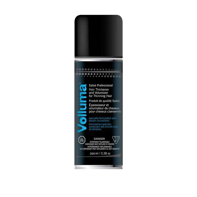 Black Volluma Hair Thickening Spray #6 Light Brown 200ml