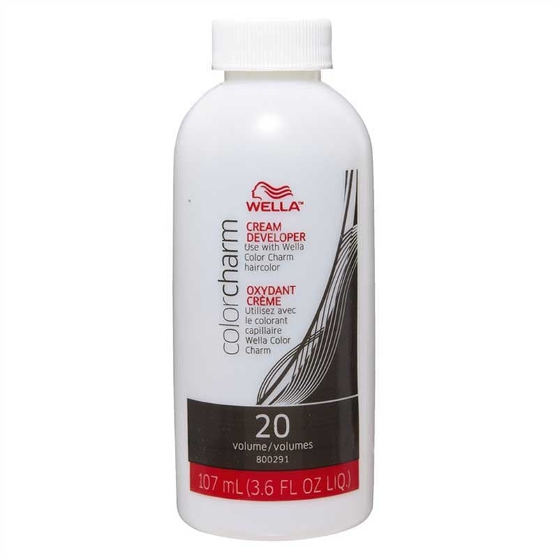 Light Gray Wella Color Charm Pure White Cream Developer 20V
