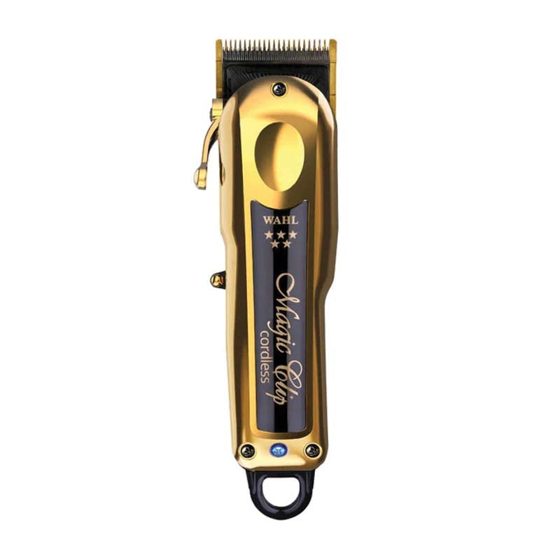 White Smoke Wahl (56445) 5 Star Magic Cordless Clipper Gold w/stand