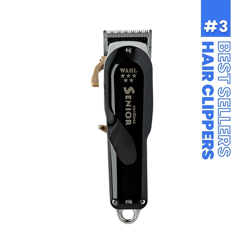 White Smoke Wahl (56416) 5 Star Cordless Senior w/3 Premium Guides