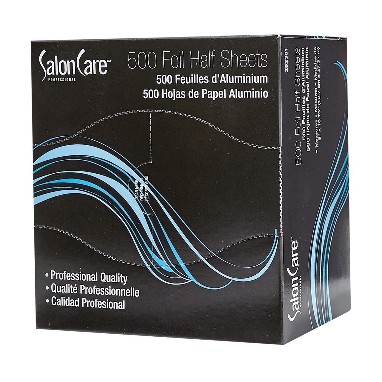 Salon Care Foil Half Sheets 500 Count