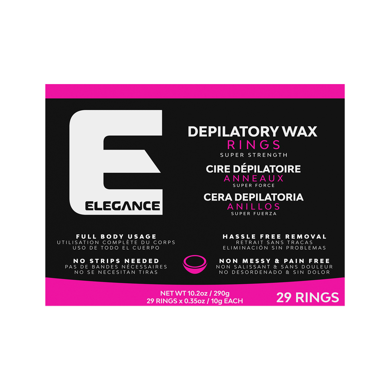 Elegance Ultra Depilatory Wax Super Extra - 29 Rings