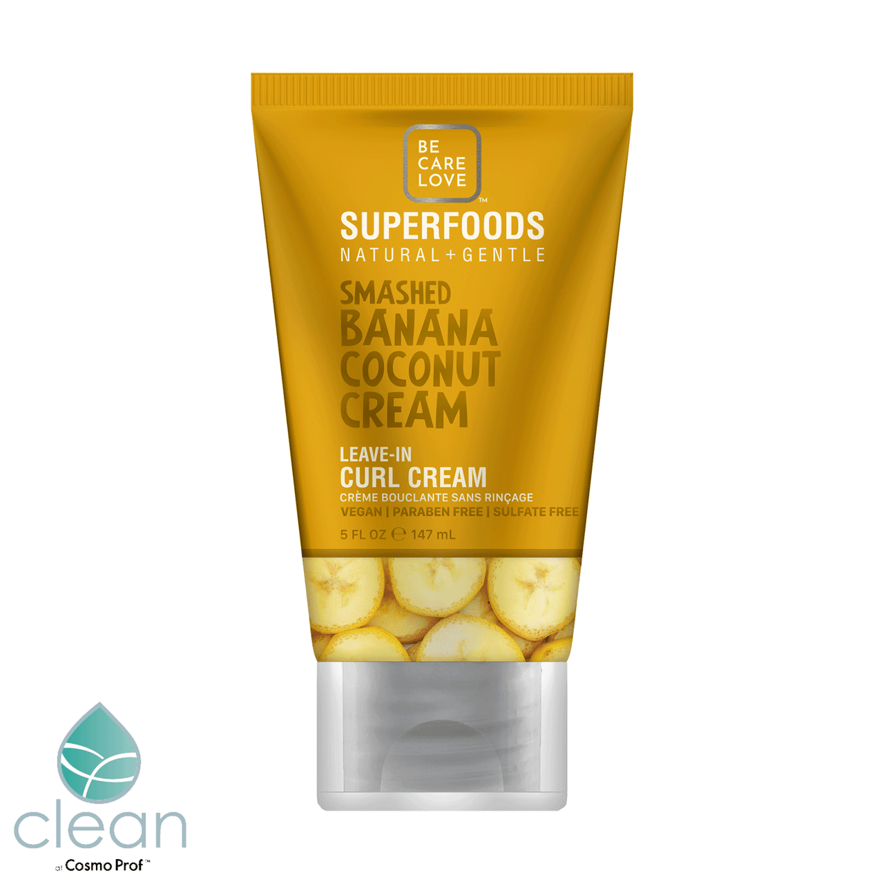 Be.Care.Love Smashed Banana Coconut Leave-In Curl Cream 5 fl. oz.