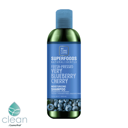 Be.Care.Love Fresh-Pressed Very Blueberry Cherry Moisturizing Shampoo 12 fl oz