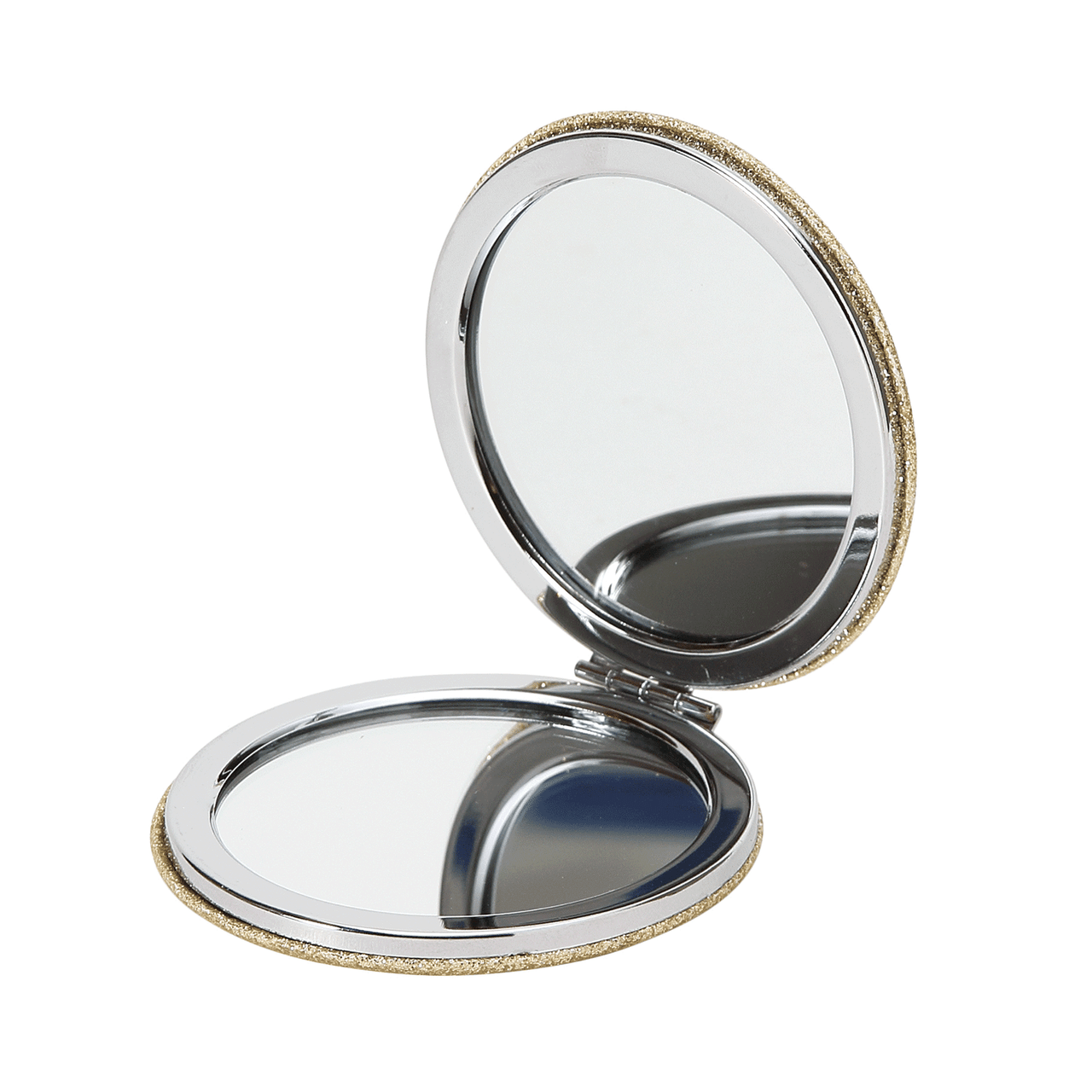 Cricket Oh Beautiful You Gold Glitter Compact Mirror