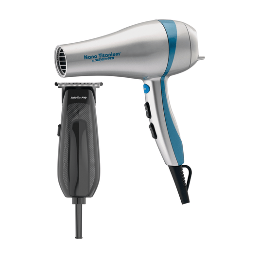 Dannyco Electrical BaBylissPRO Nano Titanium Dryer & Small Powerful Trimmer