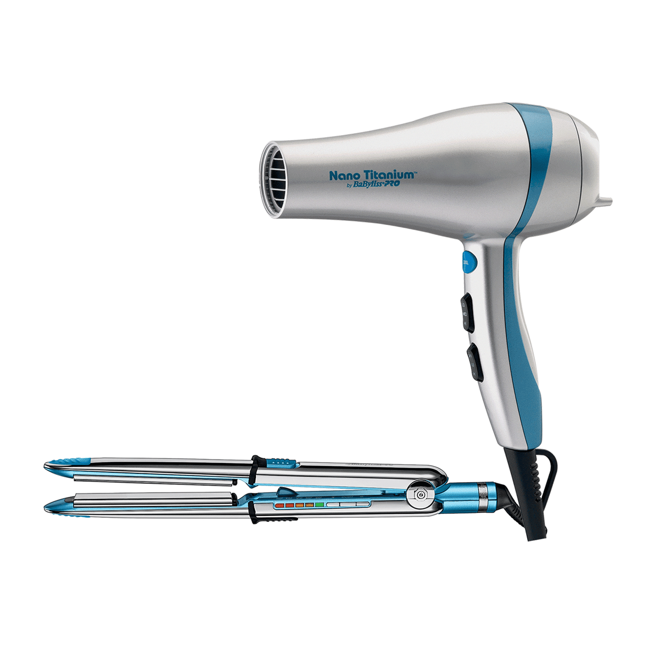 Dannyco Electrical BaBylissPRO Nano Titanium Dryer, 3100Optima Flat Iron 1 Inch