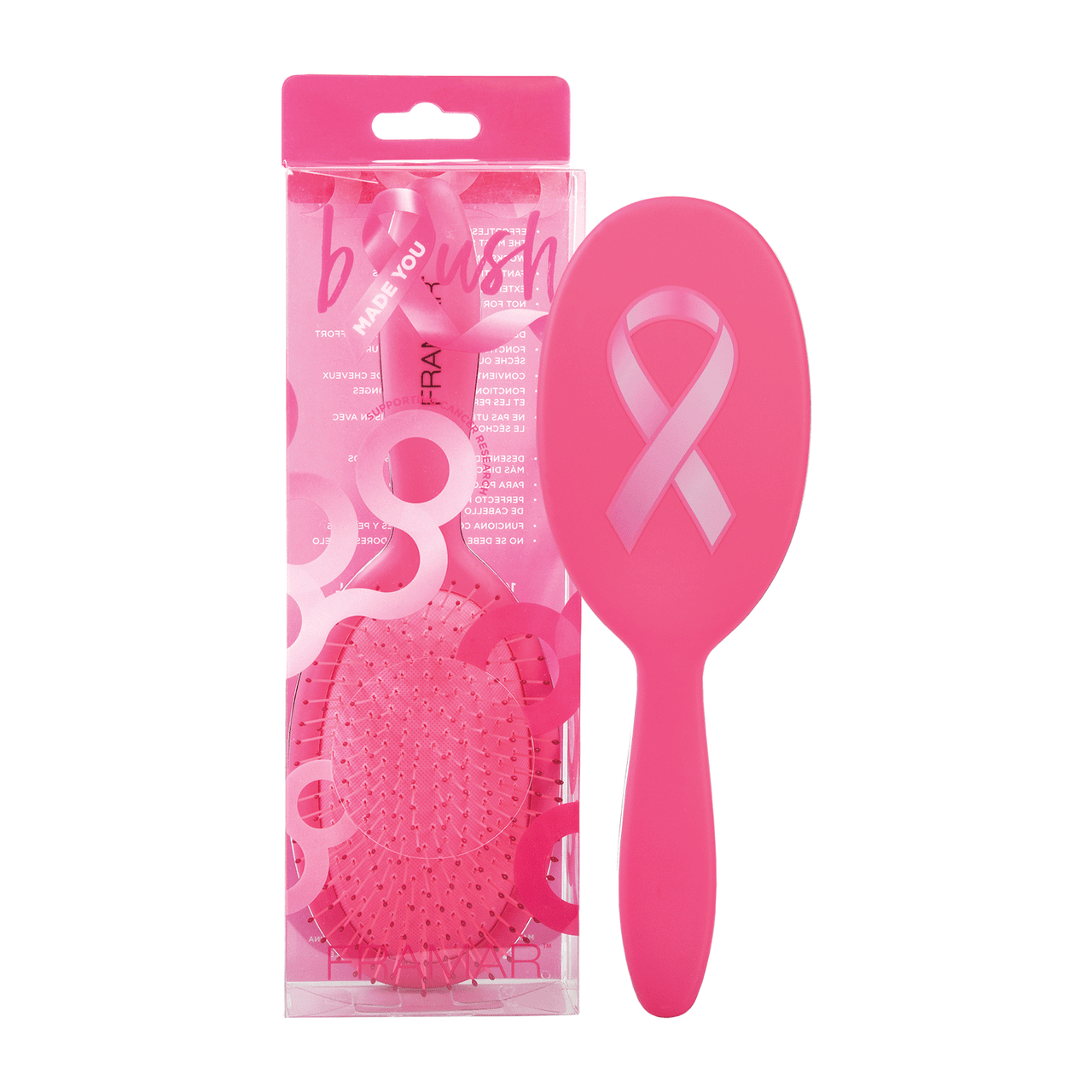 Framar Made You Blush Pink Detangling Brush