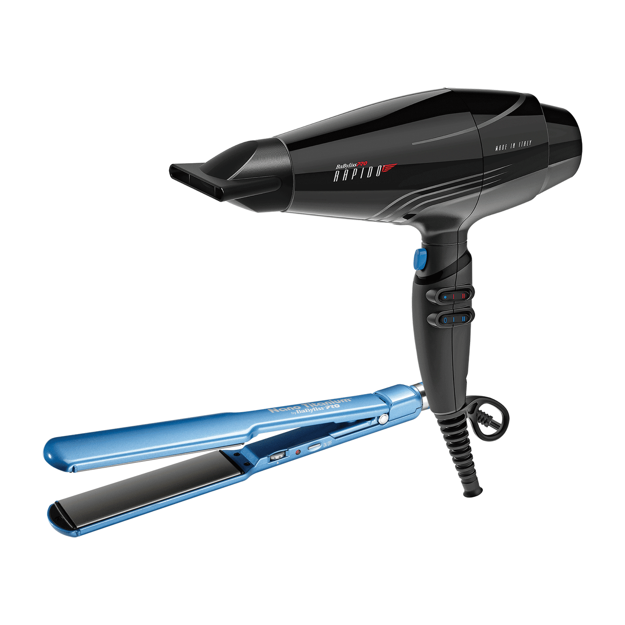 Dannyco Electrical BaBylissPRO Rapido Dryer, NT Straightening Iron 1 1/2 Inch